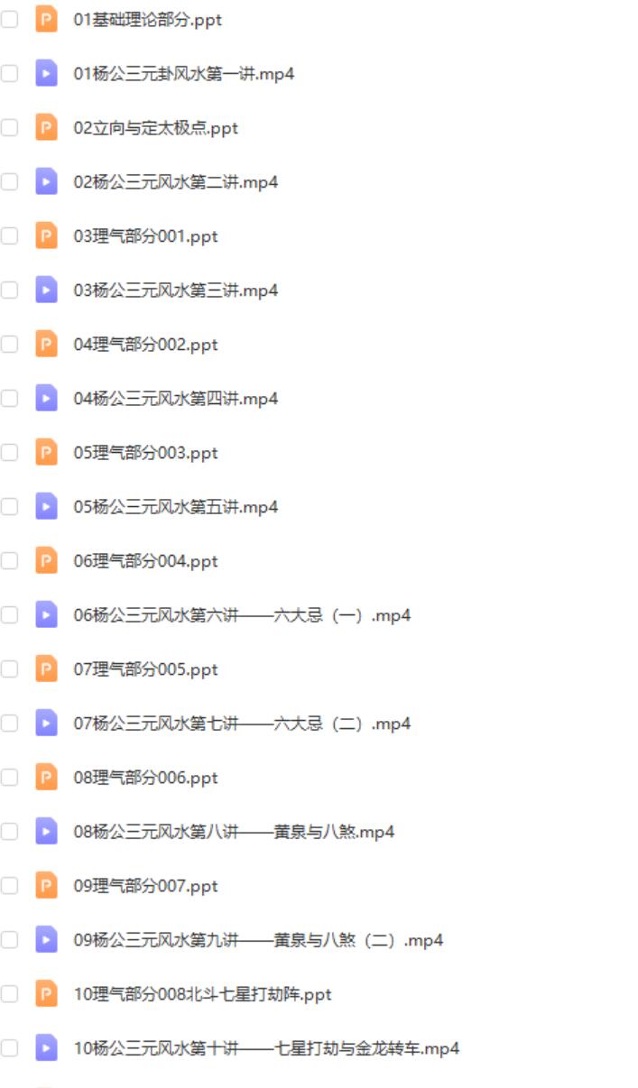 刘国胜弟子林烽2021《杨公三元元卦风水弟子班》视频19集+文档-真传国学