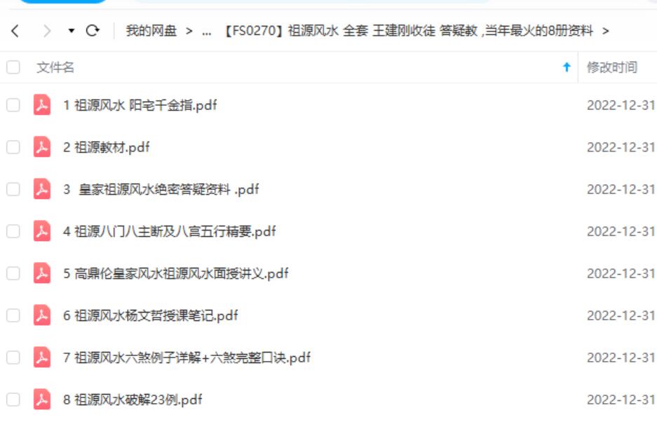 皇家风水祖源风水 《阴阳宅千金指全套资料合刊增订本》 王建刚收徒,答疑教材,当年最火的8册资料-真传国学