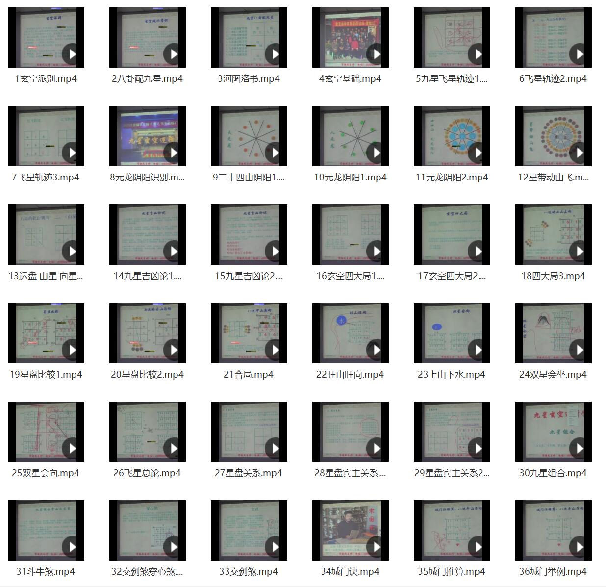 宋国元金玄风水高级弟子班内部培训课程 163集 移动云盘下载-真传国学