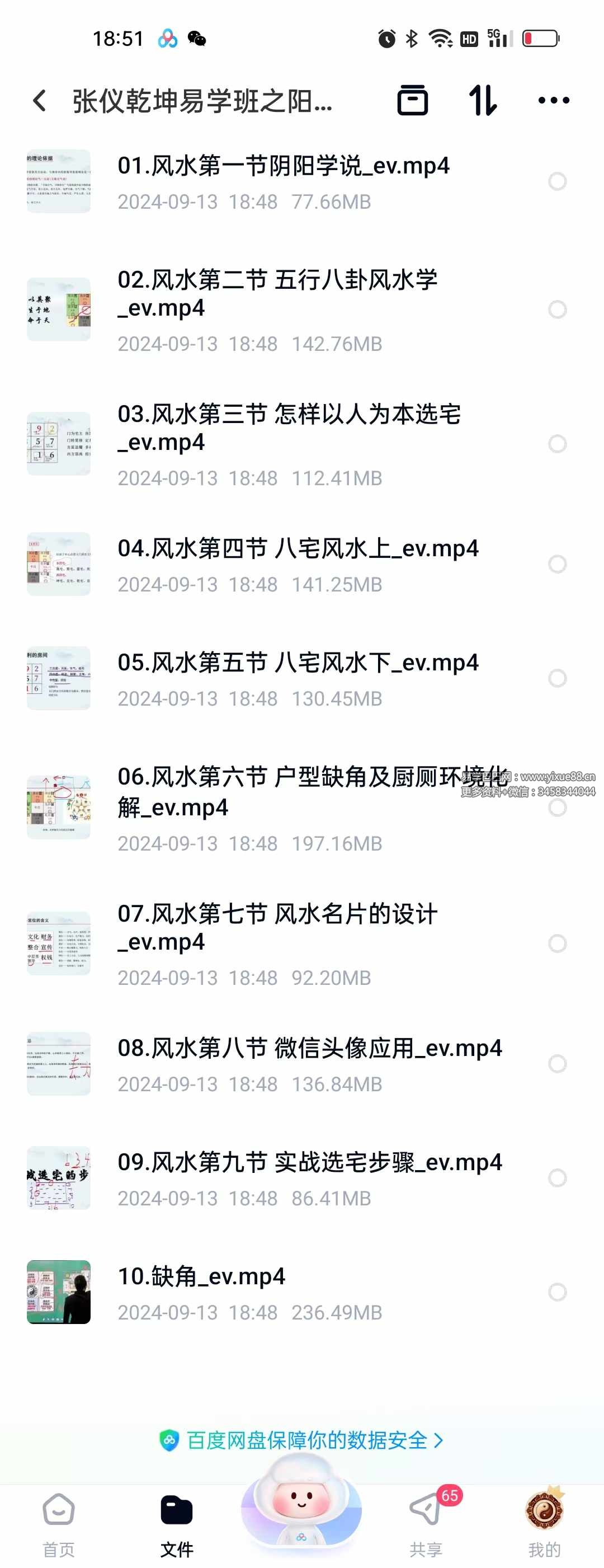 张仪乾坤易学班之阳宅财富风水学视频10集-真传国学