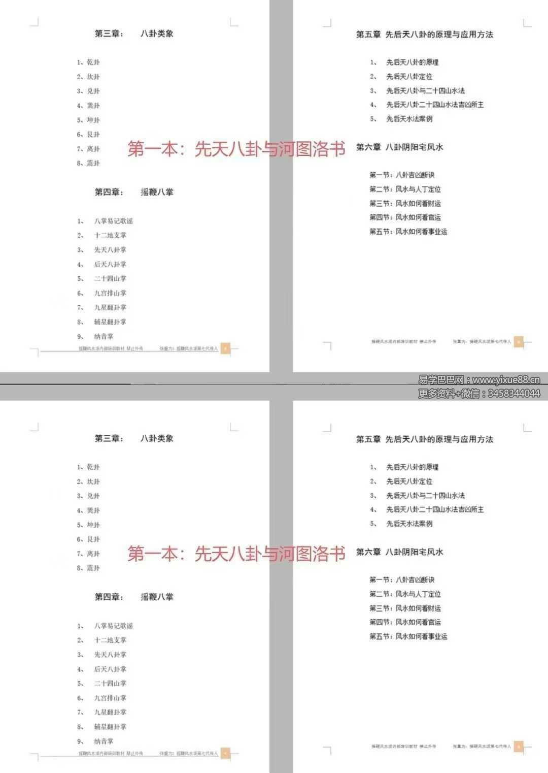 奏伦诗祖师 张重为皇家摇鞭风水《摇鞭风水峦头秘法消砂纳水》9本-真传国学