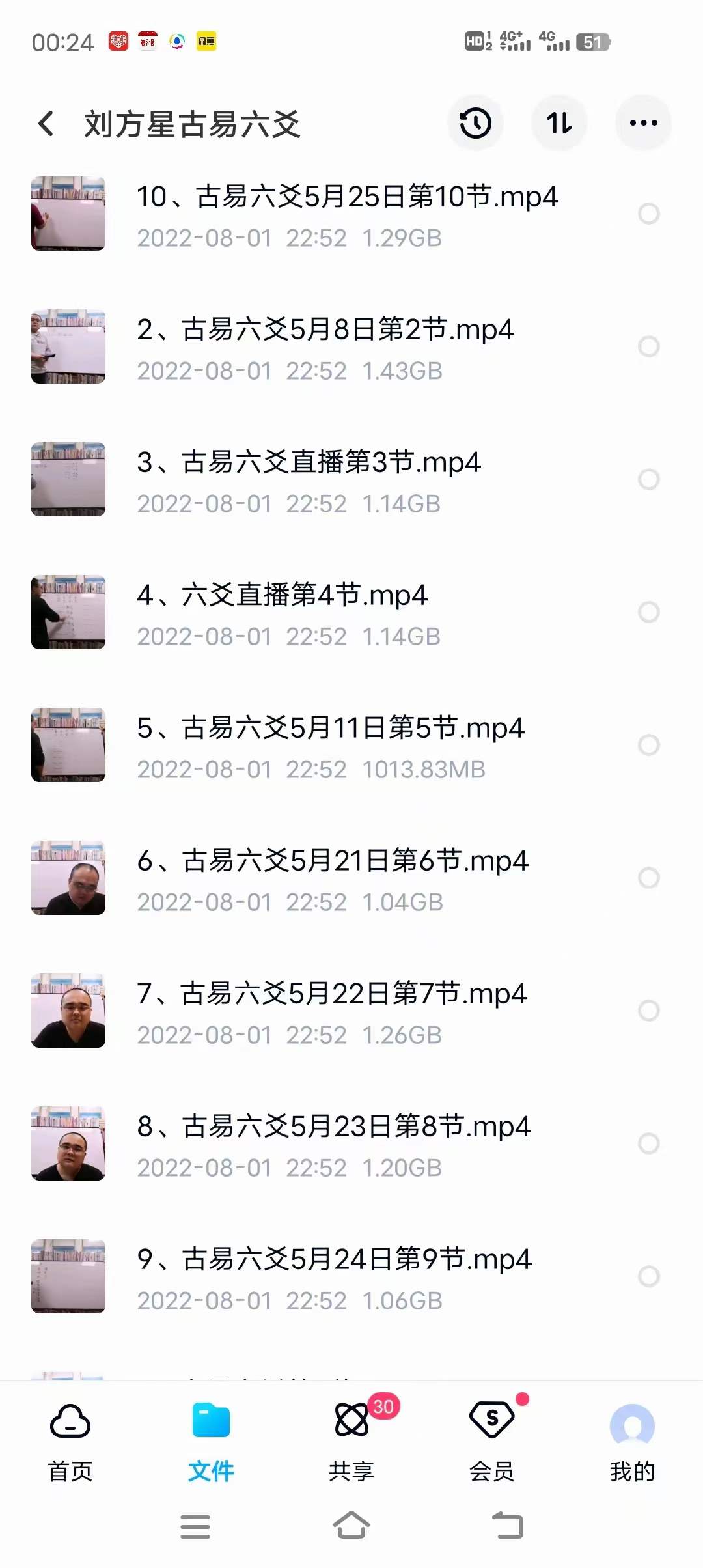 刘方星古易六爻 10集 百度网盘下载-真传国学