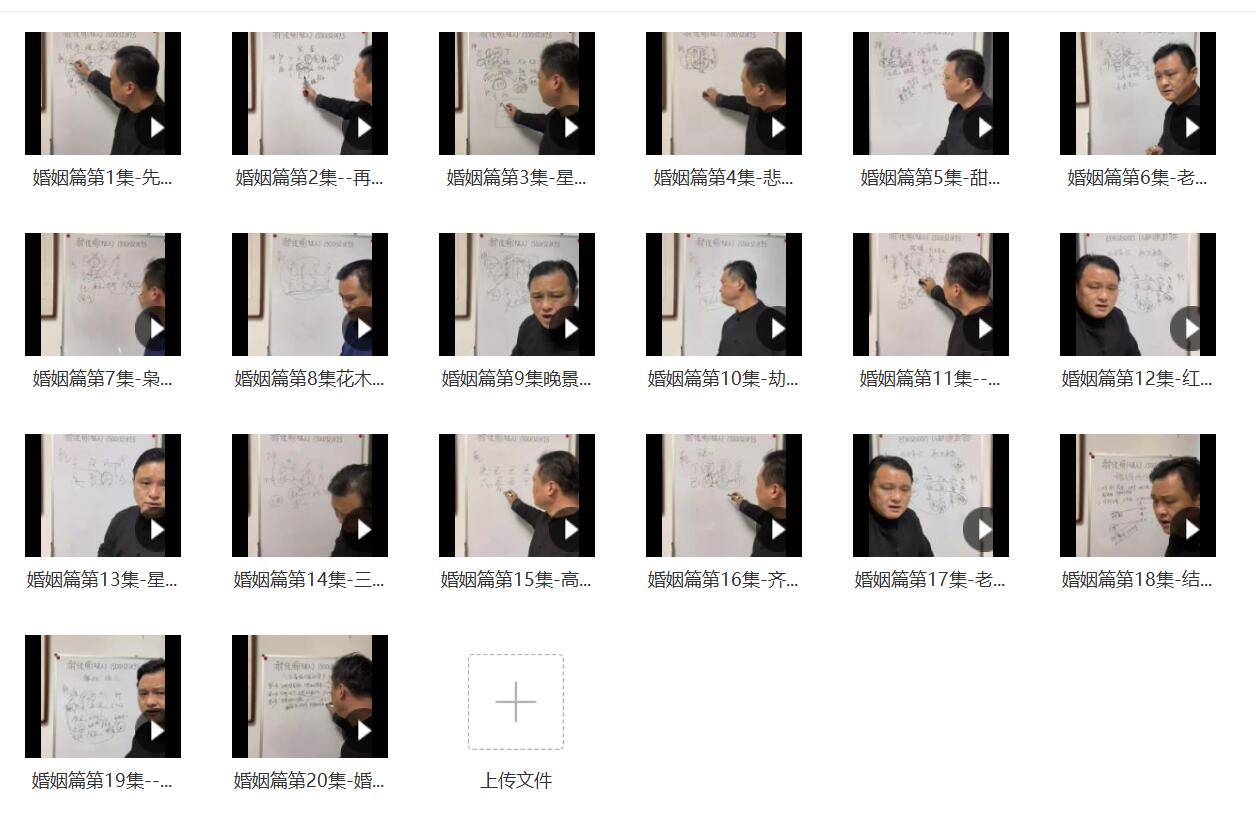 郝传明(山西盲派丰道人)婚姻篇 20集-真传国学