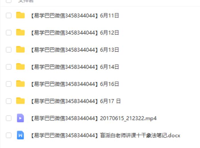 白金权盲派八字六天视频课程-真传国学