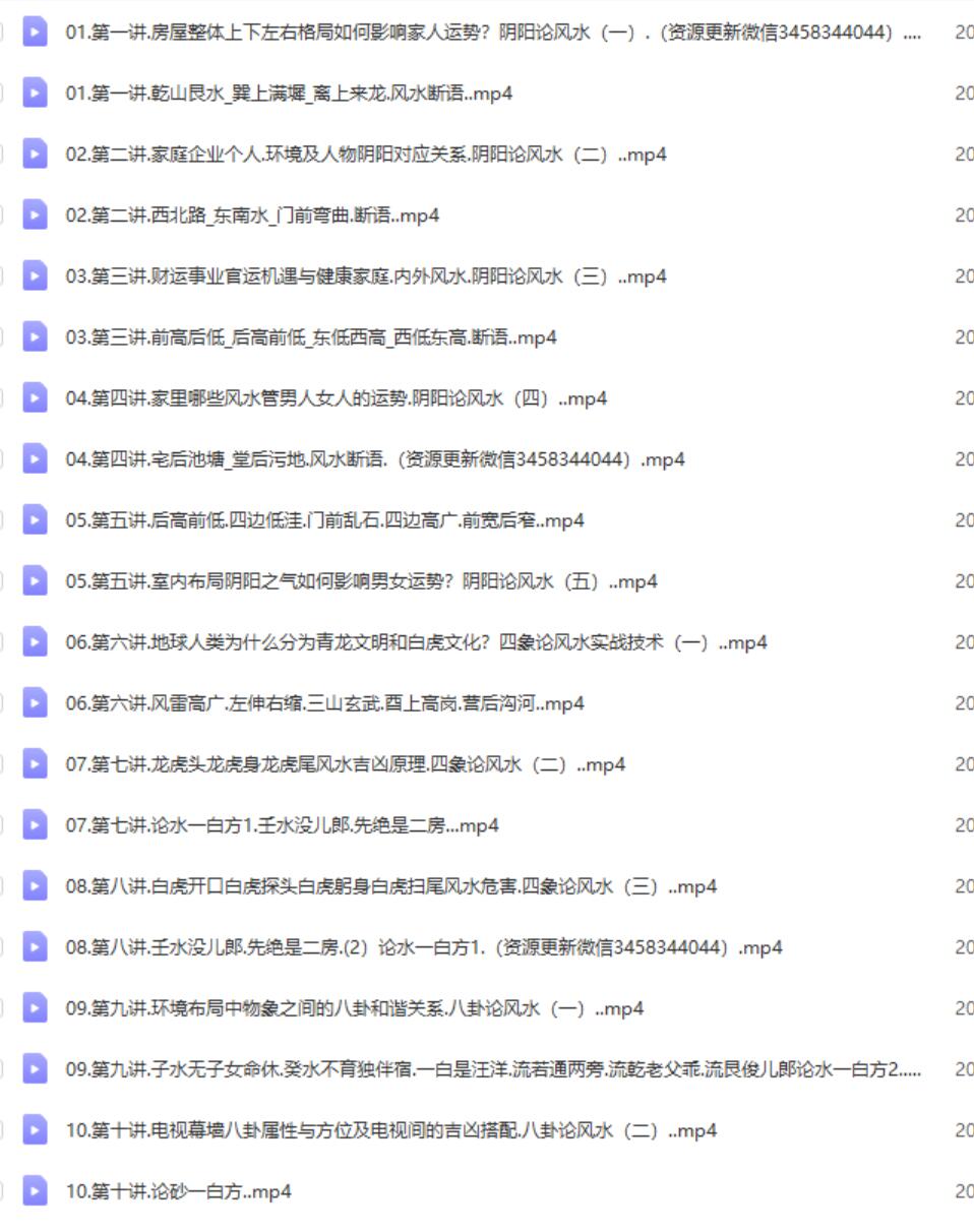 唐誉晏老师金锁玉关风水(过路阴阳风水)铁口直断视频25课-真传国学