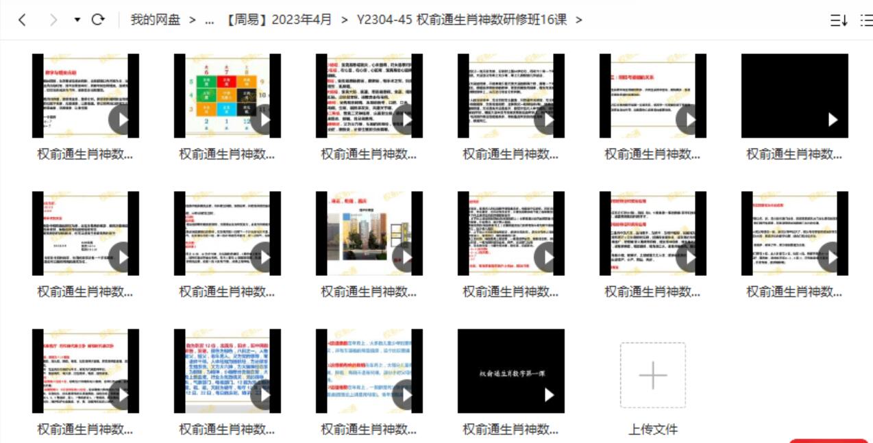 权俞通生肖神数研修班16课-真传国学