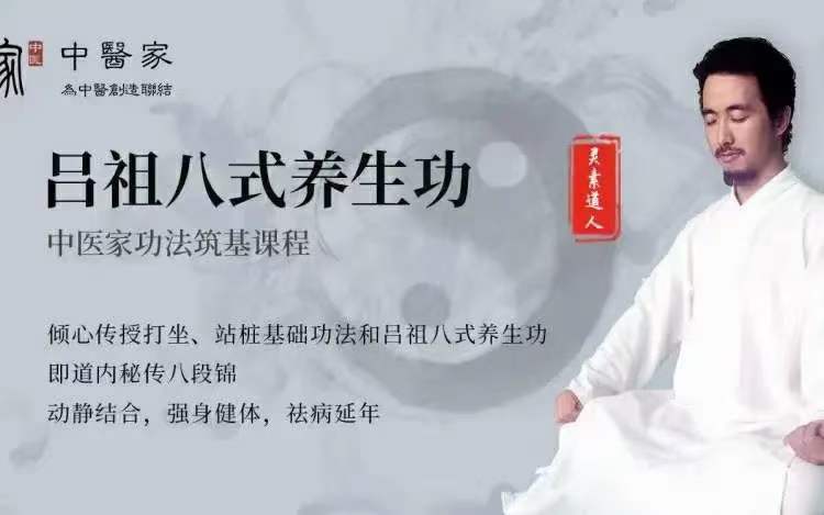 灵素道人 吕祖八式养生功(即道内秘传八段锦)3D视频课程-真传国学