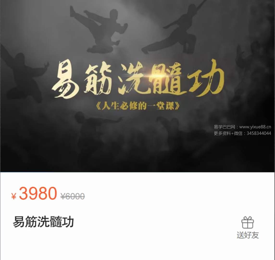 王道 易筋洗髓功 全9讲视频课-真传国学