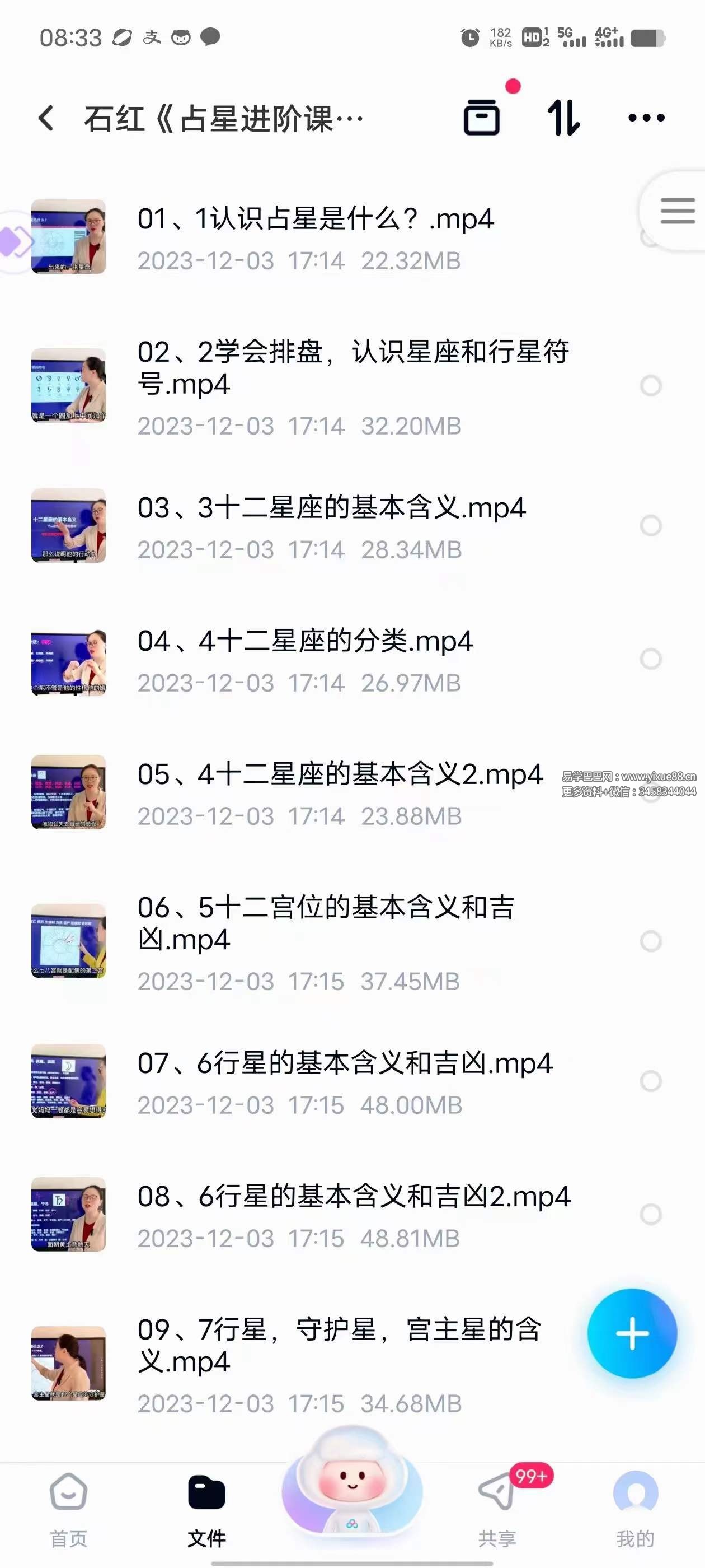 石红《占星进阶课程2023版》71集-真传国学