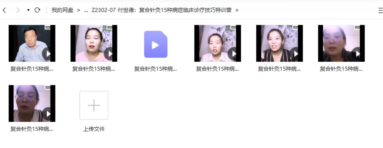 2020付世德复合针法复合针灸15种病症临床诊疗特训视频课程-真传国学