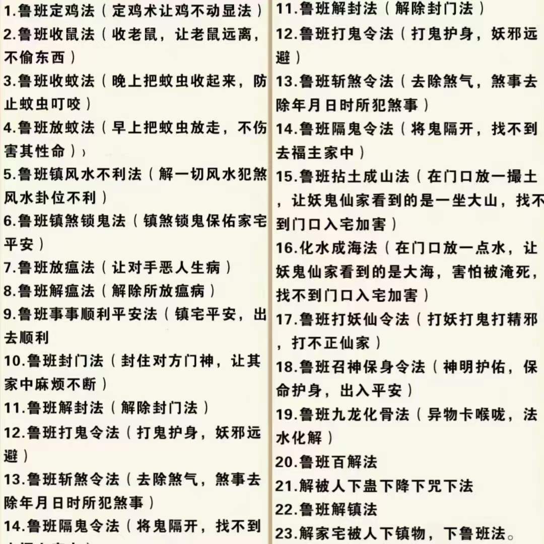 楚恒易学 鲁班法入门 视频+文档-真传国学