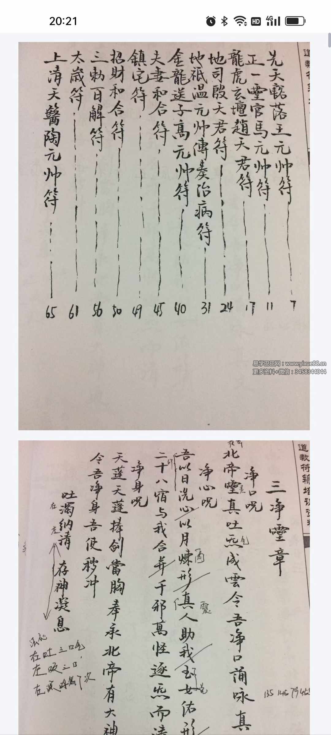 鹤道长 道教雷霆诸将常用符箓汇总85页-真传国学