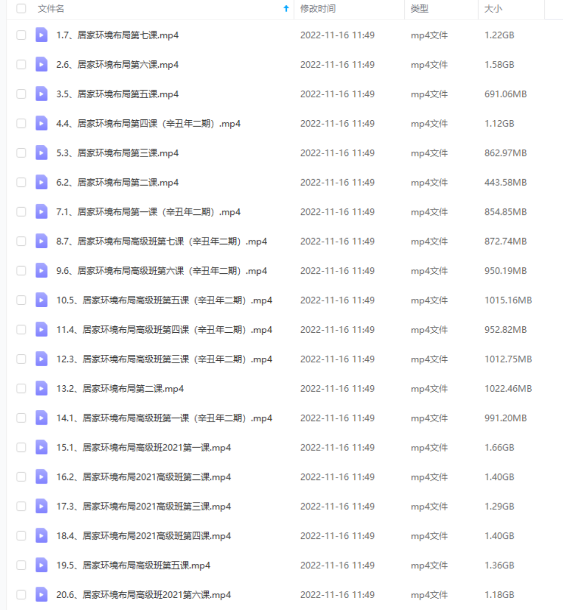 军师府-杜云学-居家环境设计2021高级班视频21集 百度云下载！-真传国学