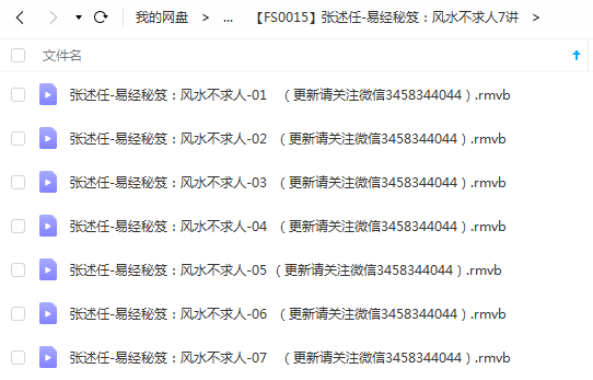 张述任-易经秘笈：风水不求人7讲-真传国学