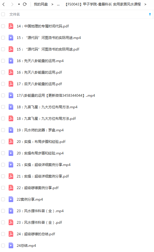 图片[2]-甲子学院-禽暴科长 实用家居风水课程-真传国学