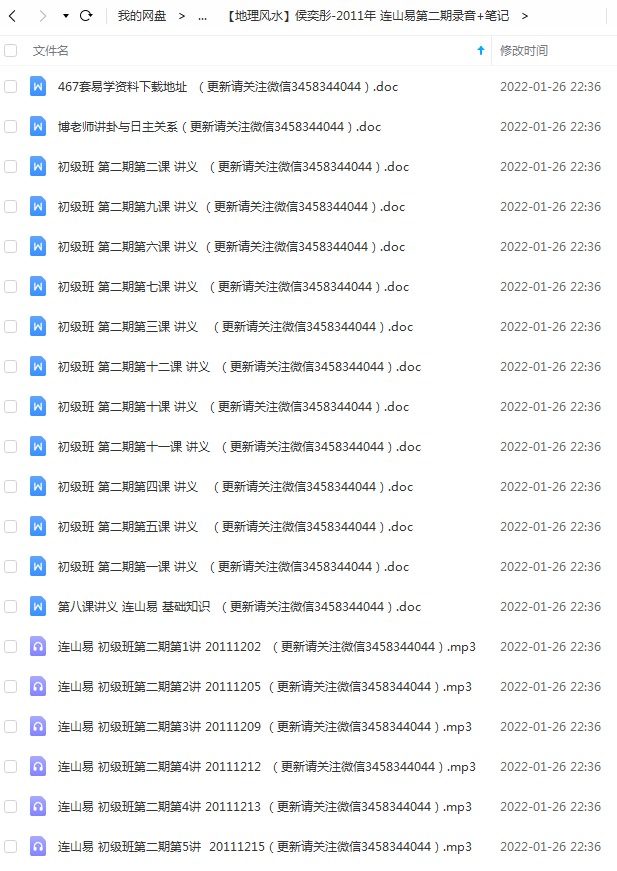 图片[2]-侯奕彤连山易 2套 移动网盘下载-真传国学
