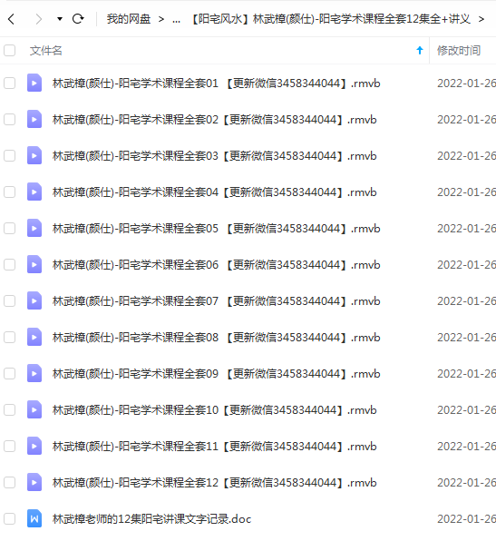 图片[2]-林武樟(颜仕)-阳宅风水 9套-真传国学