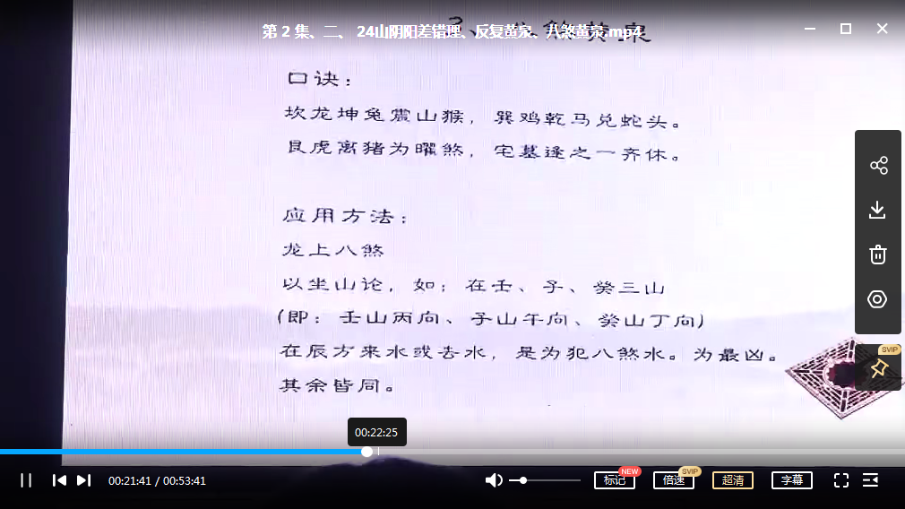 图片[2]-王进武戊戌年《杨公风水中级班》-真传国学