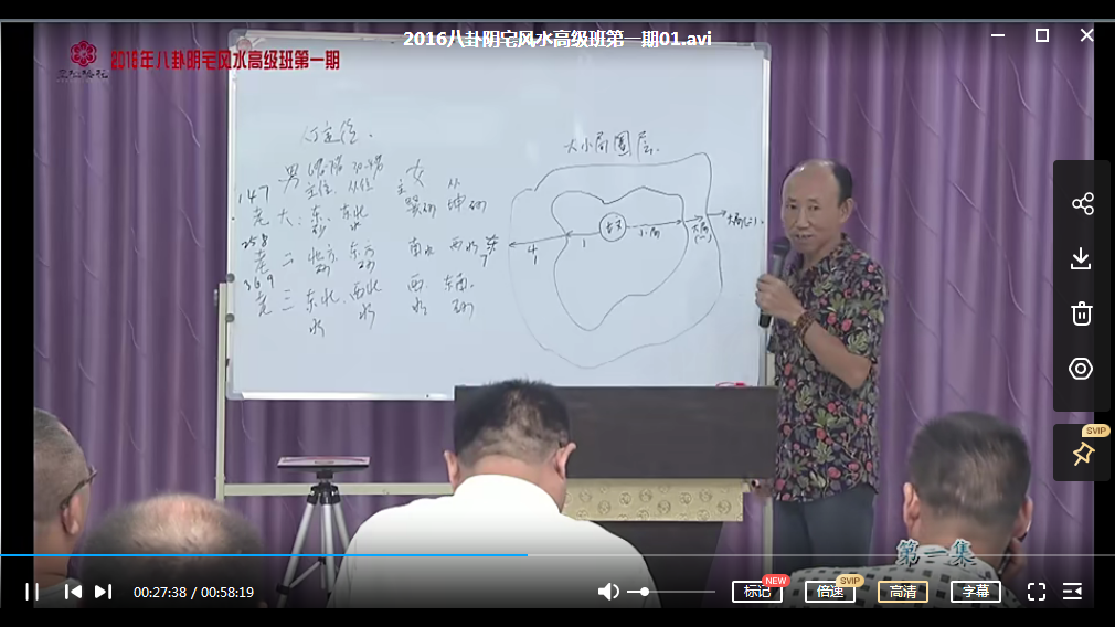 图片[2]-王修银 2016八卦阴宅风水高级班第一期10集 百度云下载!-真传国学