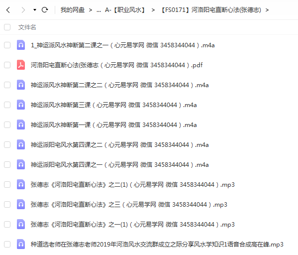 图片[4]-河洛阳宅直断心法(张德志)录音+资料 夸克网盘-真传国学