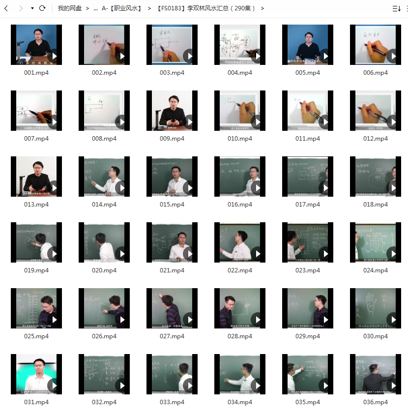 图片[2]-李双林易学视频全集 全部的讲解视频汇总（290集）百度云下载！-真传国学