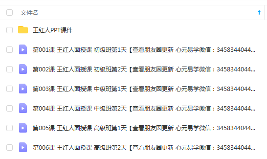 王红人环境能量面授课（初级+中级+高级）6天完整视频+资料 夸克网盘下载-真传国学