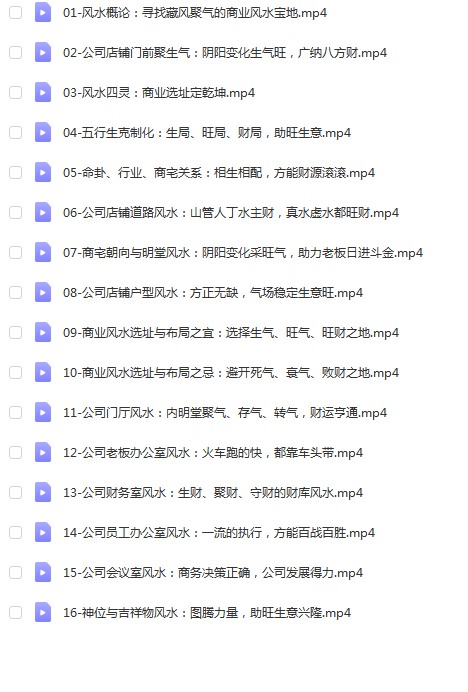 刘济纲 商业风水选址和布局-真传国学