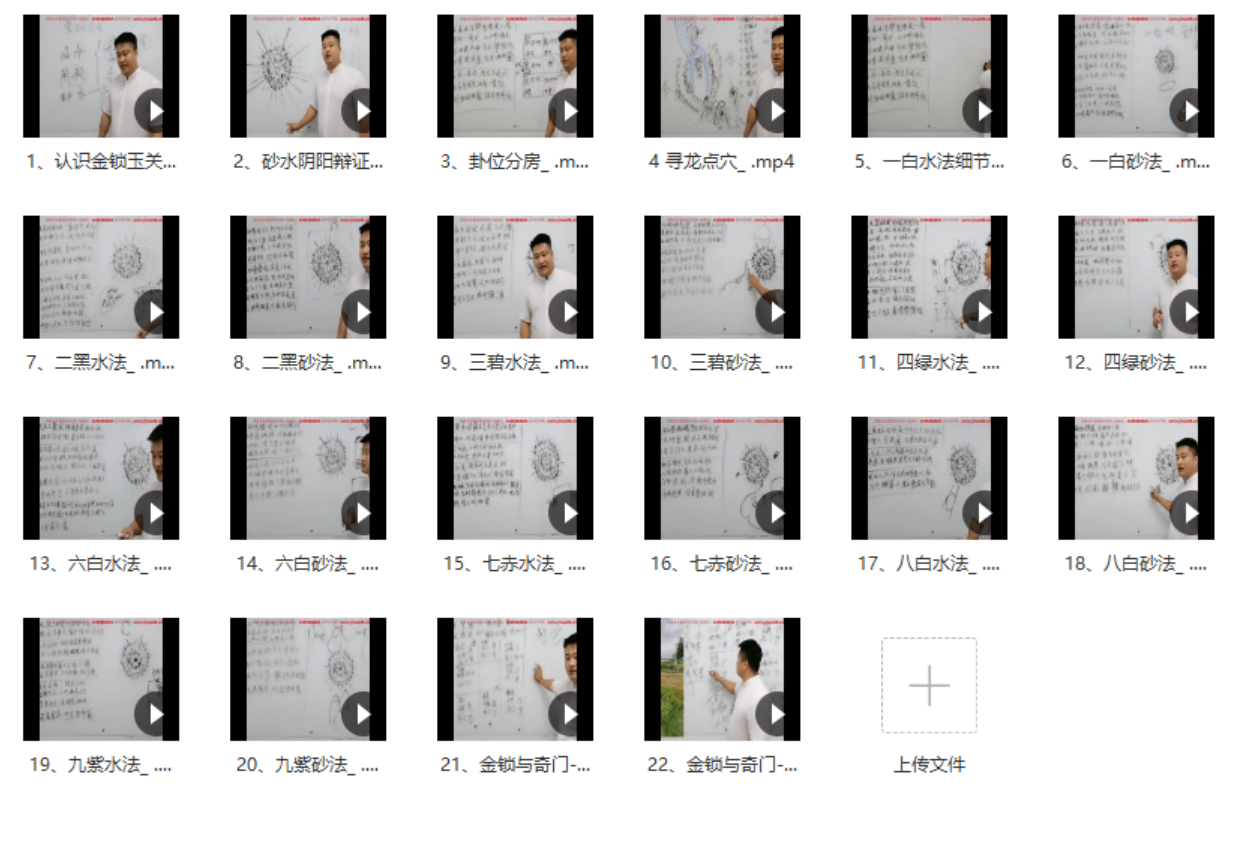 图片[4]-霍毅迅-金锁玉关风水视频22集 百度网盘下载-真传国学