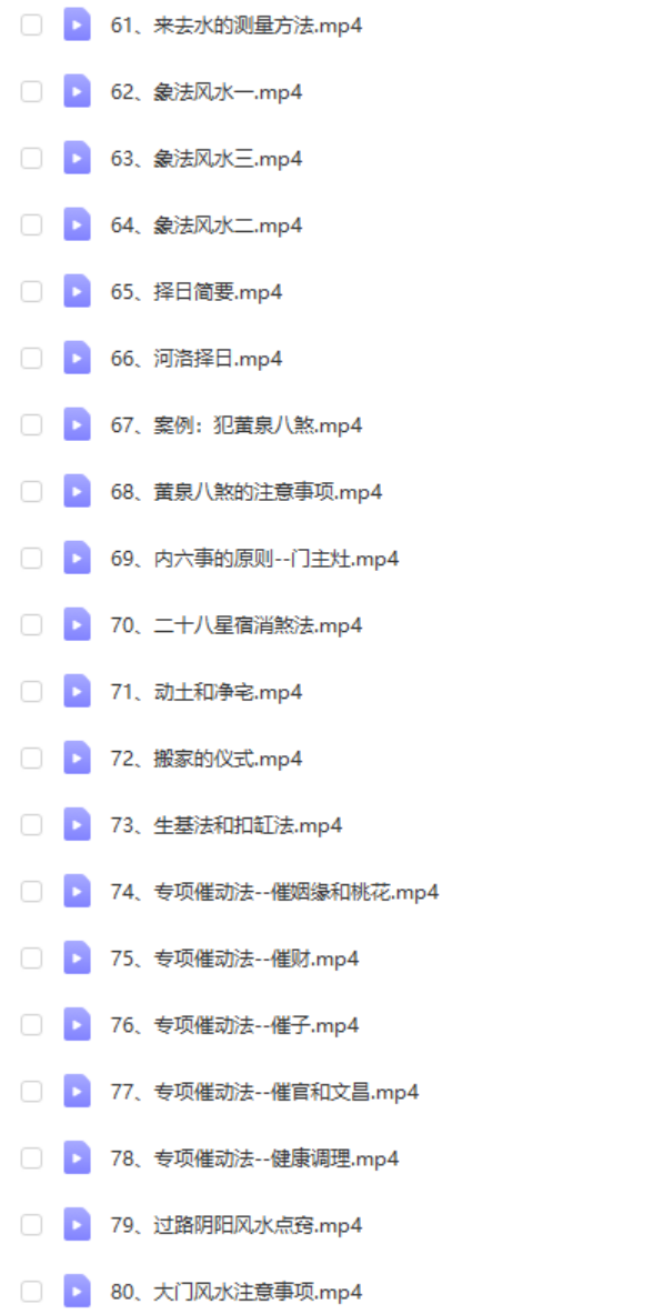 图片[4]-李炎辰阳宅风水高级班内部课程80集视频 百度网盘下载-真传国学