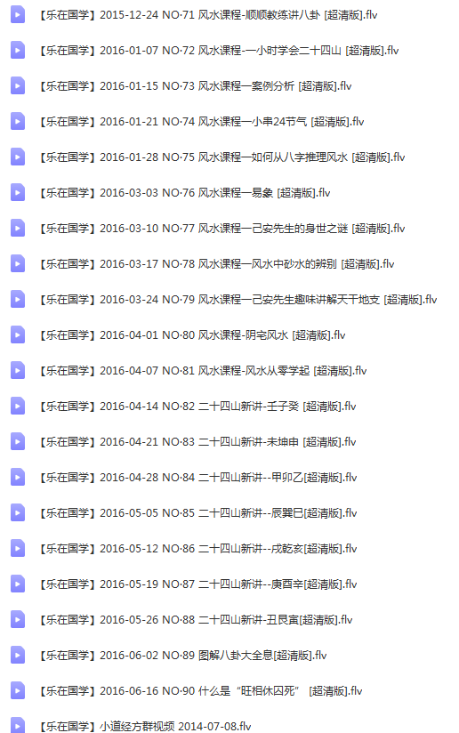 己安先生金锁玉关阴阳宅风水视频43集-真传国学