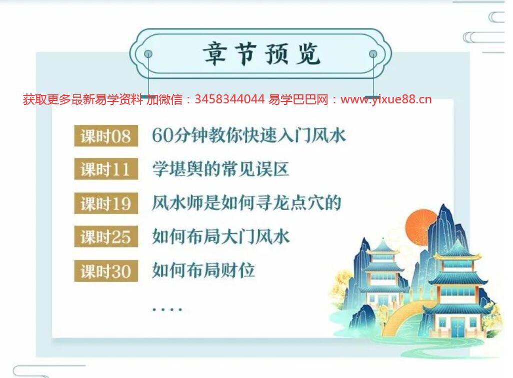 图片[2]-王进武老师 风水入门必看：风水基础全知道课程35集-真传国学