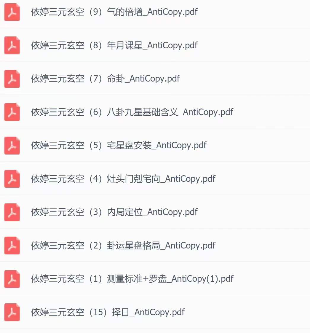 图片[6]-依婷2021玄空飞星风水课件 夸克网盘下载-真传国学