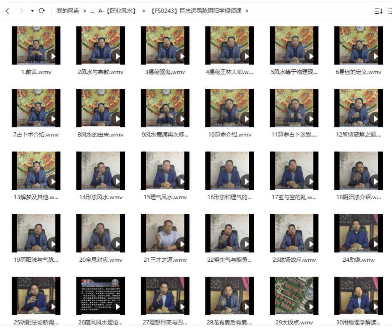 图片[3]-巨志远长眼法风水阴阳法炁脉学风水阴阳宅视频课程52集 高清字幕 夸克网盘下载-真传国学