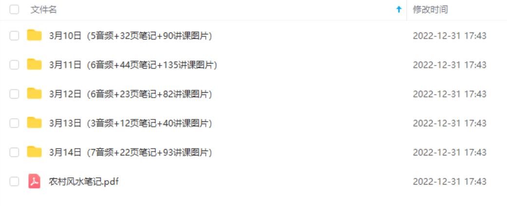 权冠宇2017年3月民间风水面授班录音+笔记+课堂图片实战 夸克网盘下载-真传国学