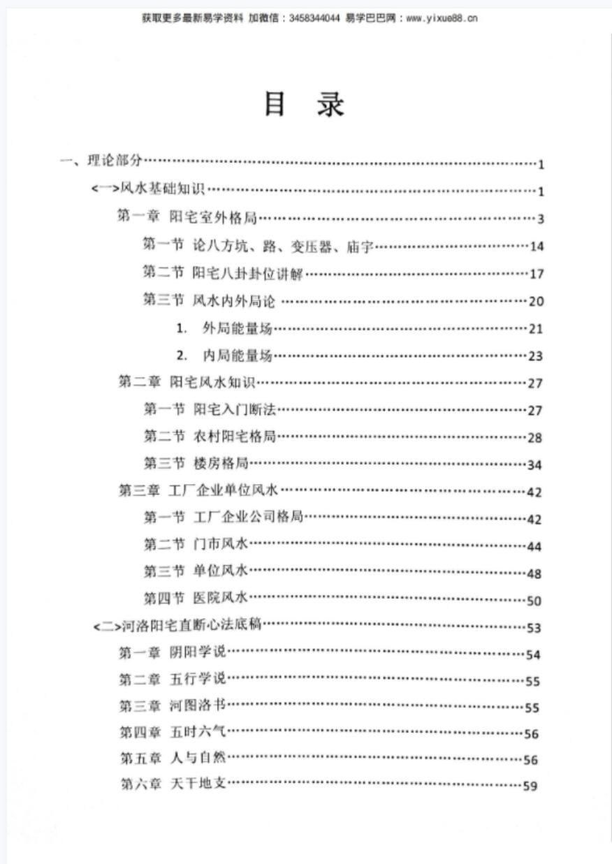 图片[2]-张德志 河洛阳宅直断心法（二）【印象篇-远方花开】166页 百度网盘下载！-真传国学