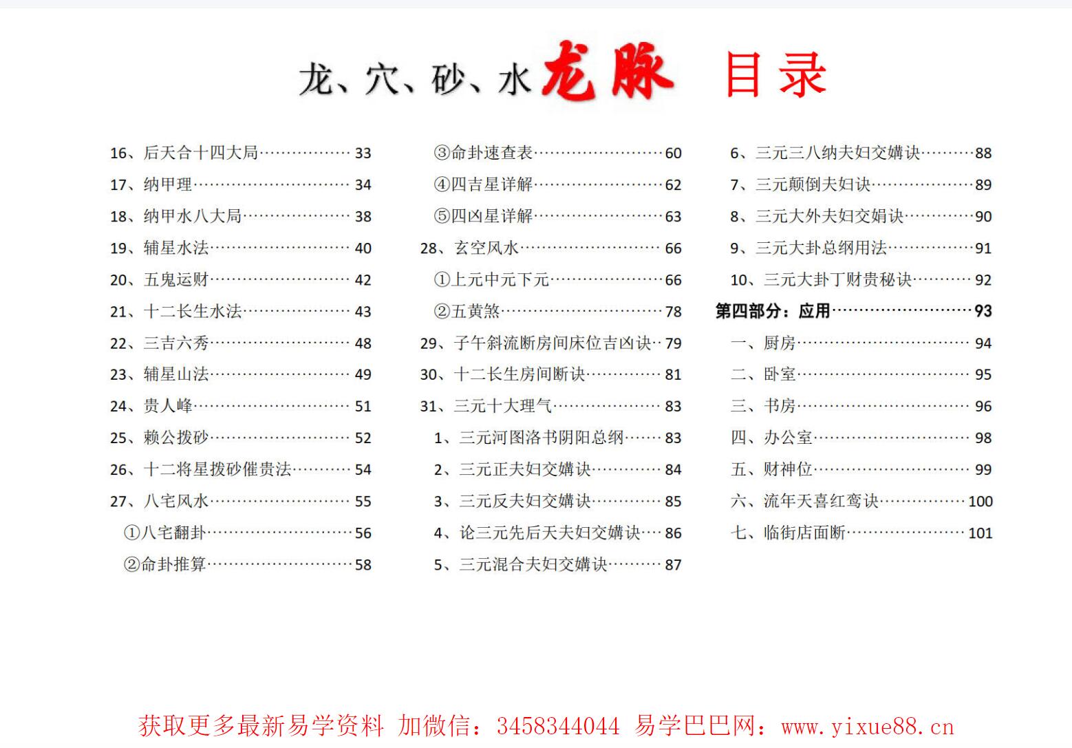 图片[4]-王进武 风水培训内容讲义-真传国学