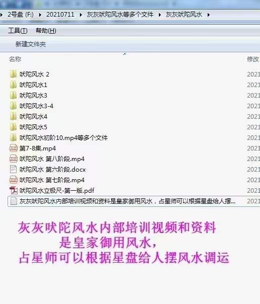 图片[2]-灰灰吠陀风水内部培训视频10课和资料-真传国学