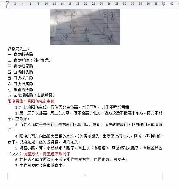图片[3]-民间老师 秘传资料《周易风水笔记》（弟子班价值18万）55页 移动云盘下载-真传国学