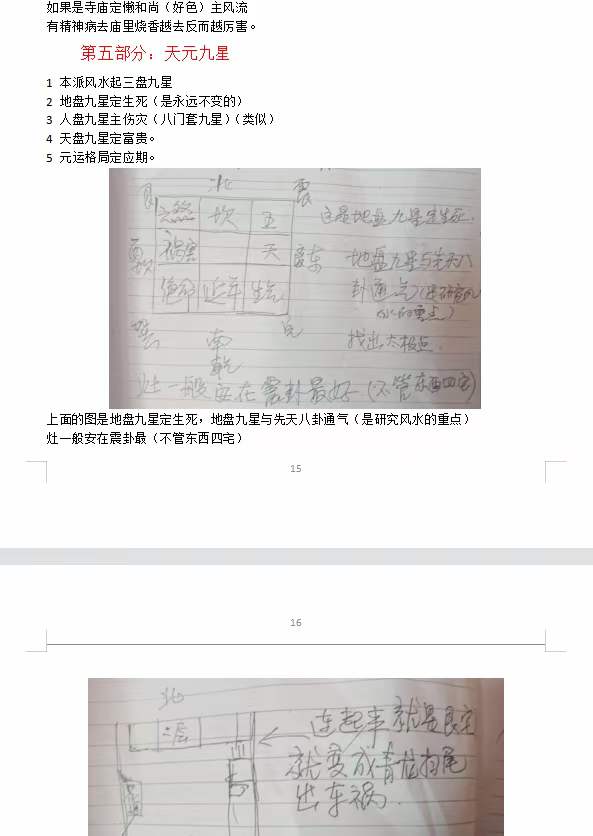 图片[4]-民间老师 秘传资料《周易风水笔记》（弟子班价值18万）55页 移动云盘下载-真传国学