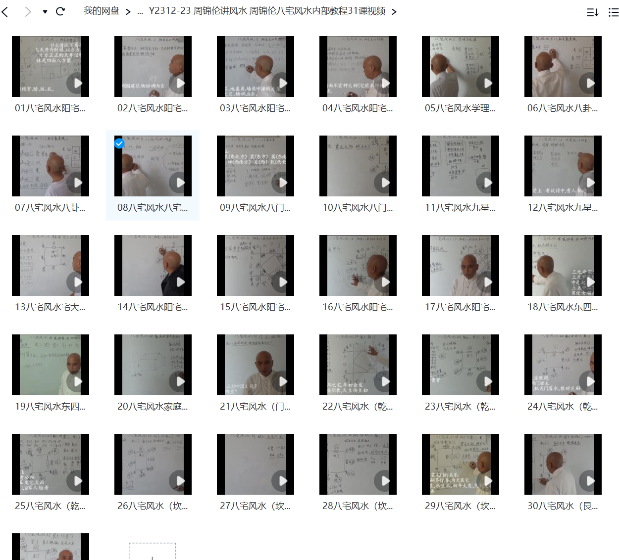 图片[3]-周锦伦讲风水 周锦伦八宅风水内部教程31课视频-真传国学