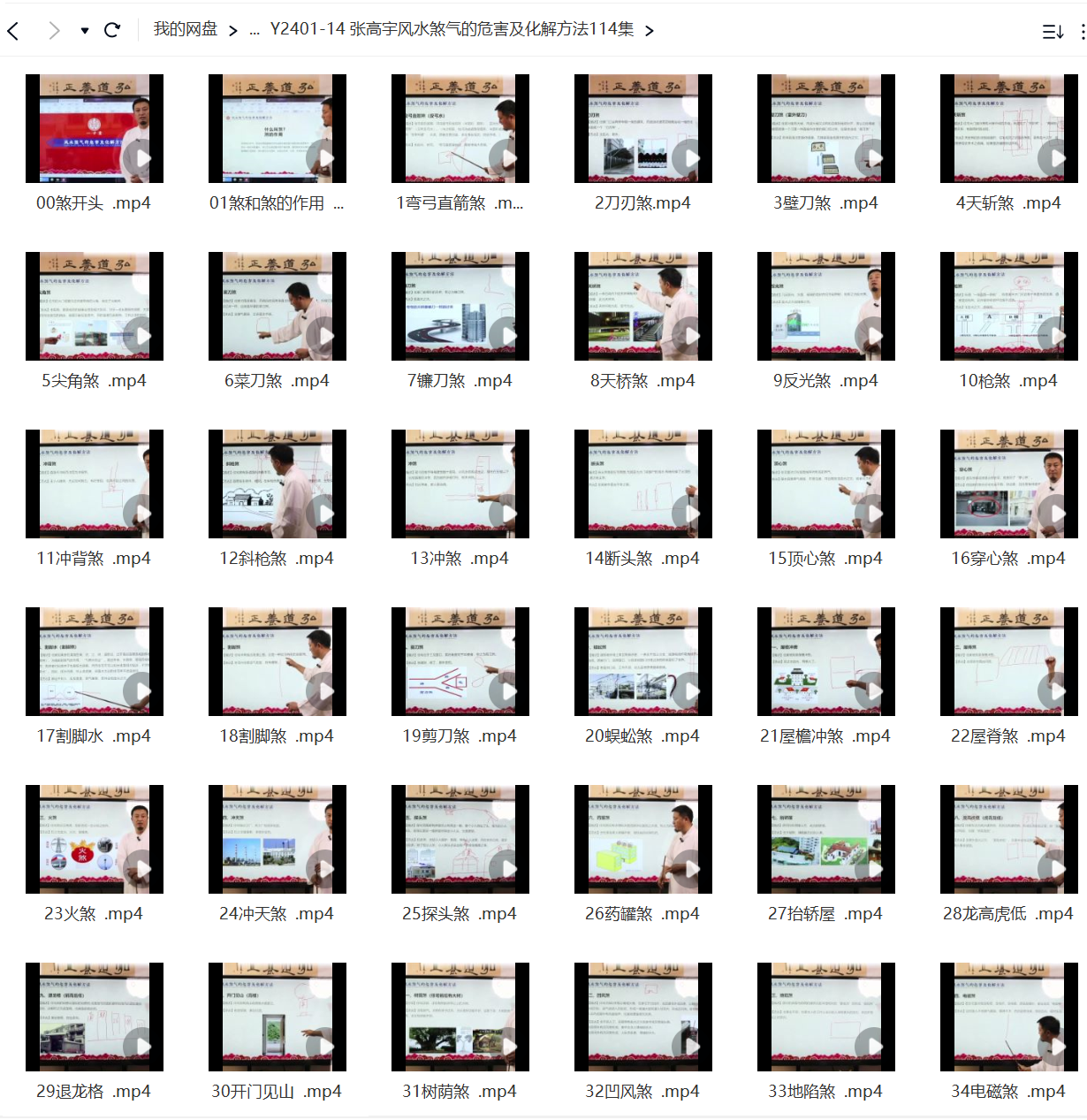 一寸堂 张高宇风水煞气的危害及化解方法113集-真传国学