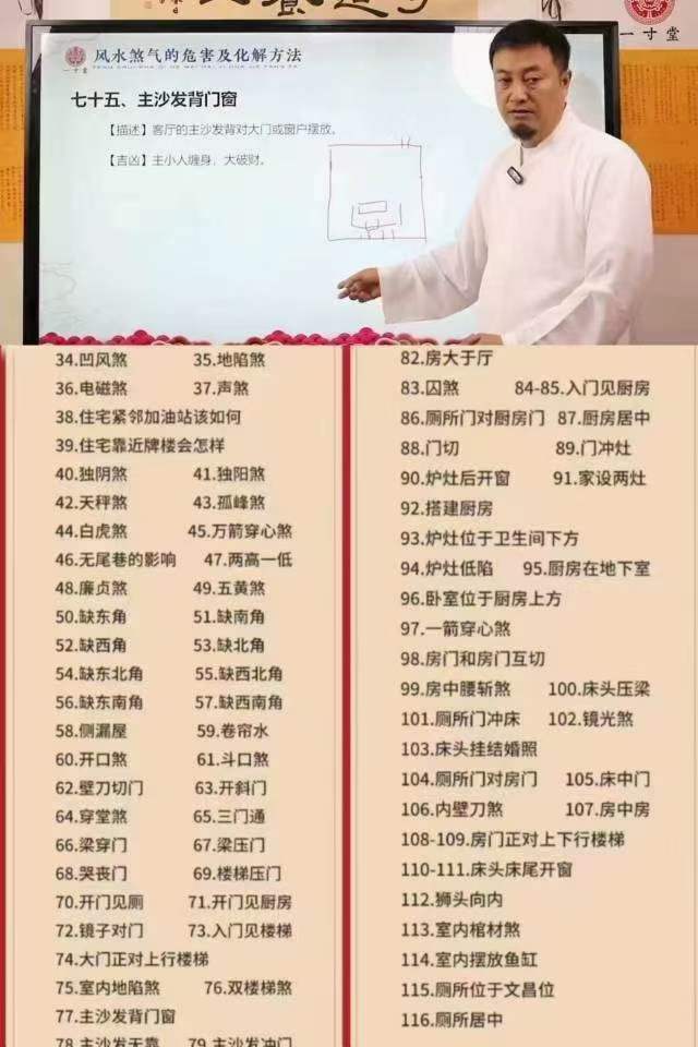 图片[6]-一寸堂 张高宇风水煞气的危害及化解方法113集-真传国学