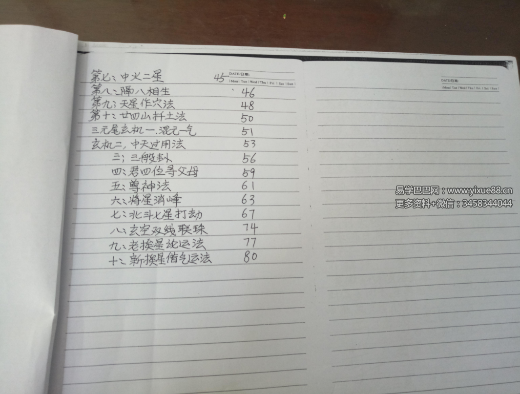 图片[3]-刘国胜杨公风水汕头三元中尾详解笔记 58页-真传国学