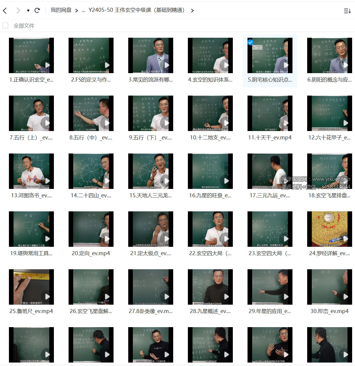 图片[4]-王伟老师《玄空风水中级班基础到精通》59集-真传国学