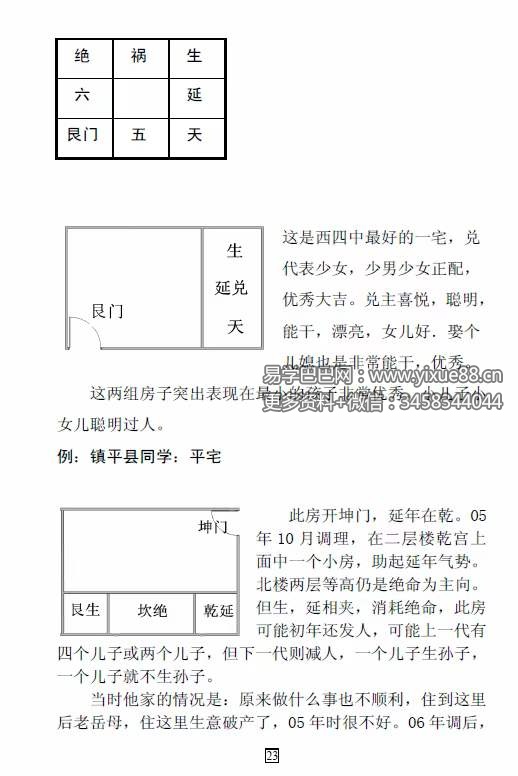 杜云学弟子班《八宅风水面授班记录》（完整版）94页-真传国学