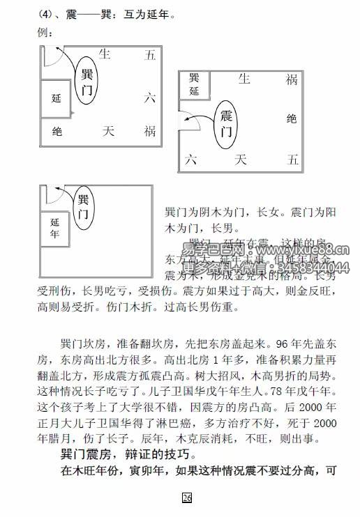 图片[2]-杜云学弟子班《八宅风水面授班记录》（完整版）94页-真传国学