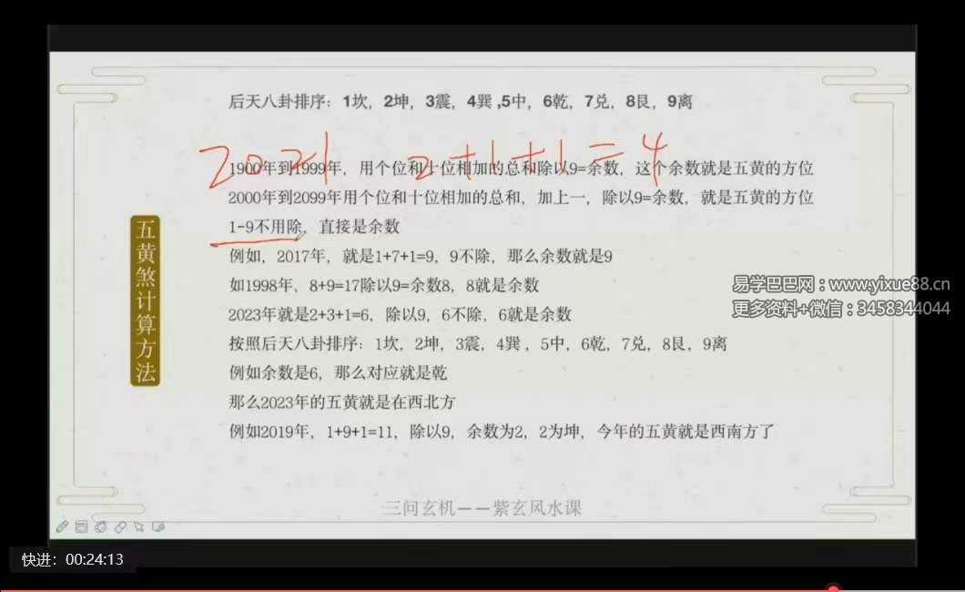 图片[7]-三问 玄机家居风水课程15集-真传国学