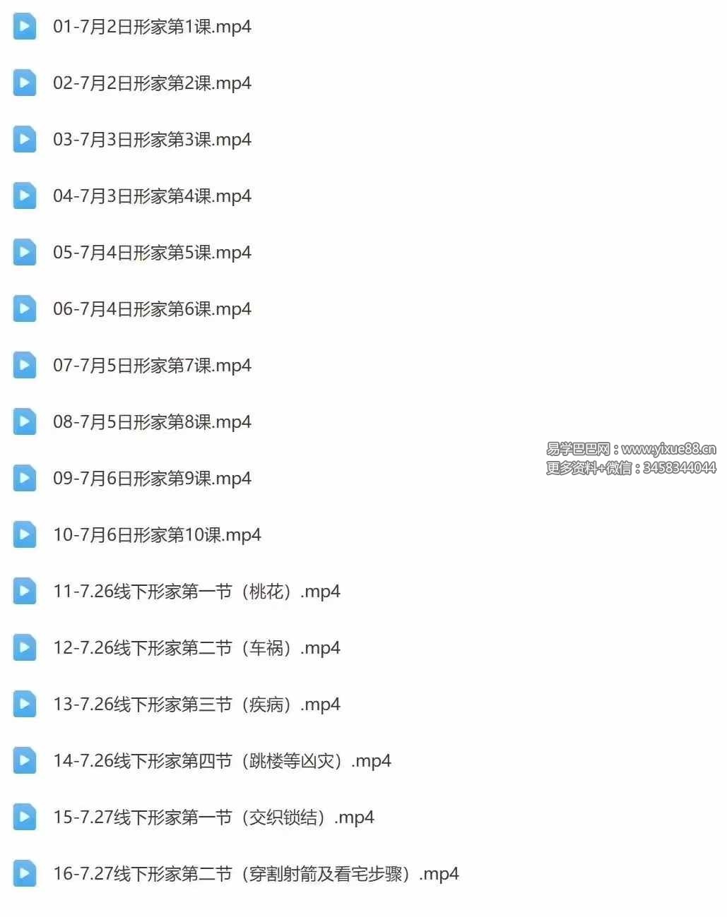 图片[2]-周栗莎2024年最新《形家长眼法》教学视频16集-真传国学