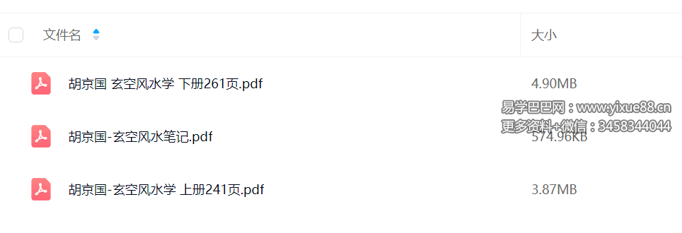 胡京国《玄空风水学》上册+下册+笔记-真传国学