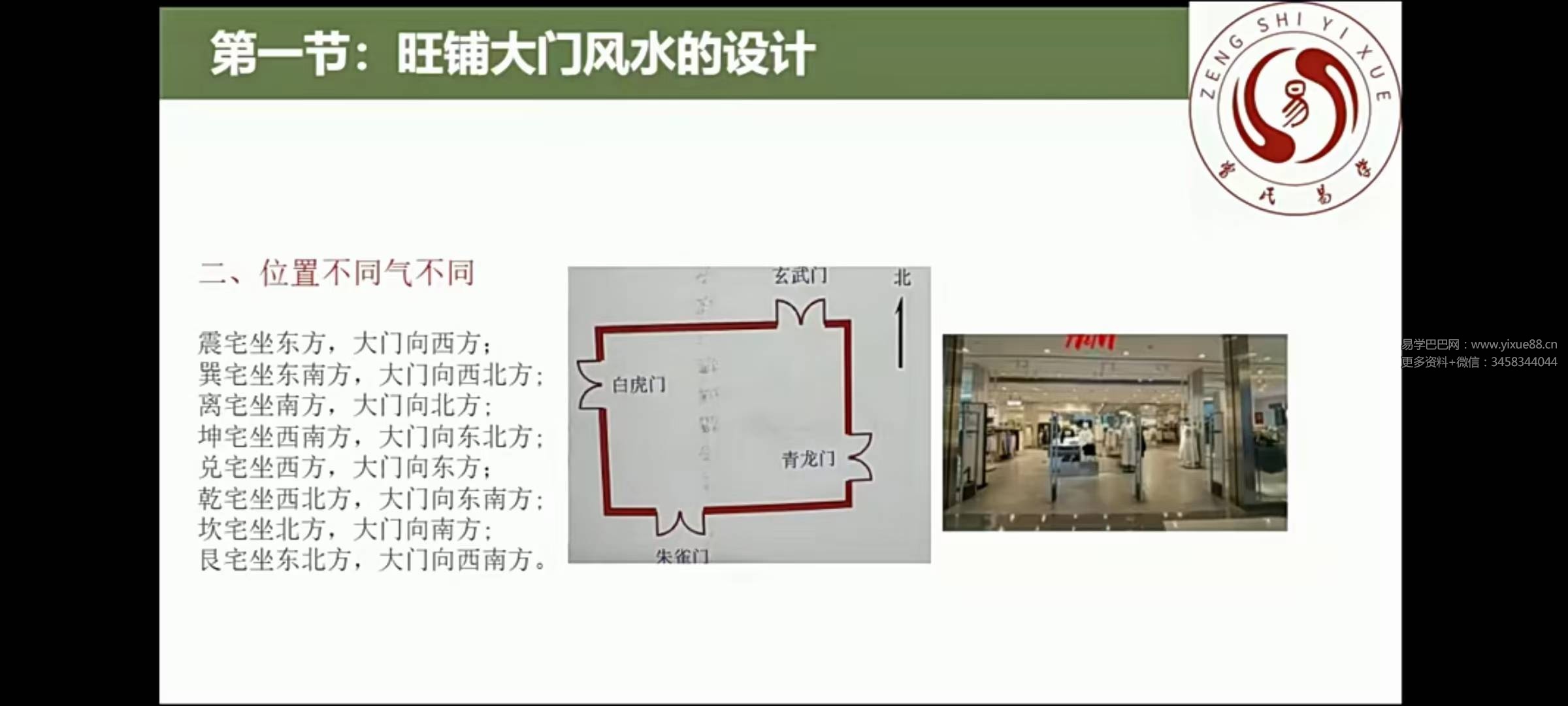 图片[6]-曾氏易学 曾勇 人居环境学:阳宅公司商铺装修装饰风水勘测布局208集-真传国学